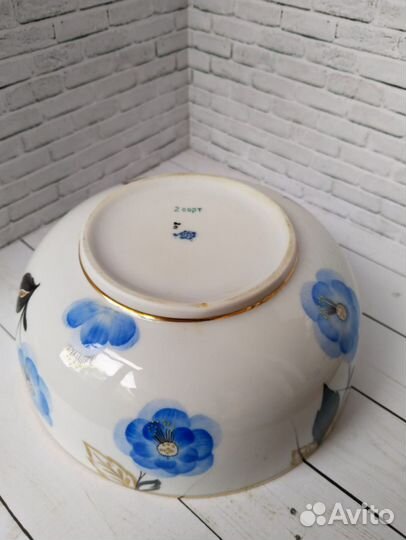 Сухарница лфз Синие цветы