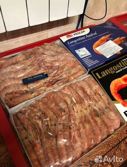 Лангустины варёно морож