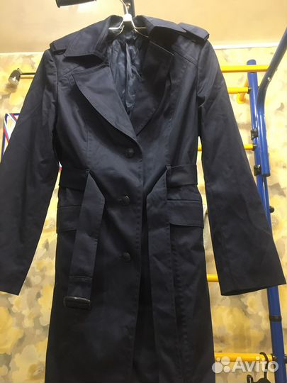 Плащ военный женский