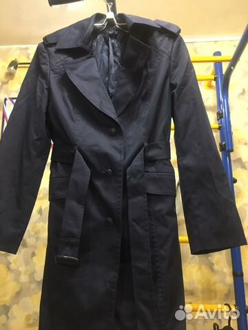 Плащ военный женский