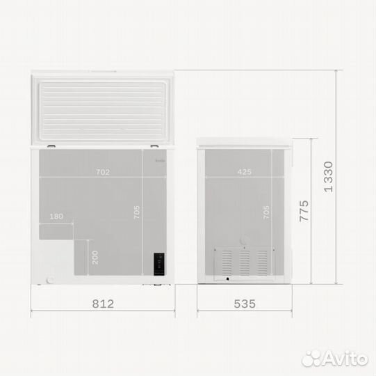 Морозильный ларь 198литров