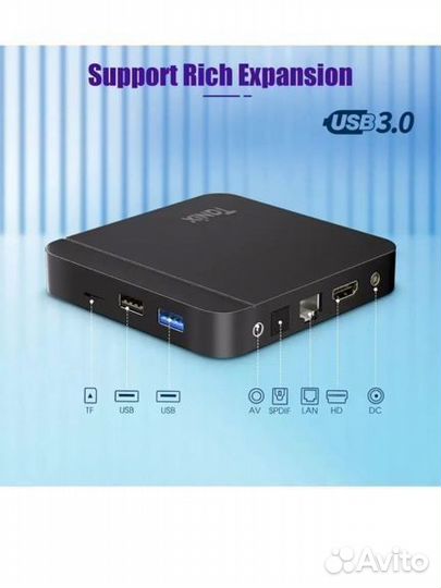 TV-бокс Android, Tanix W2, 4Гб/32Гб, S905W2