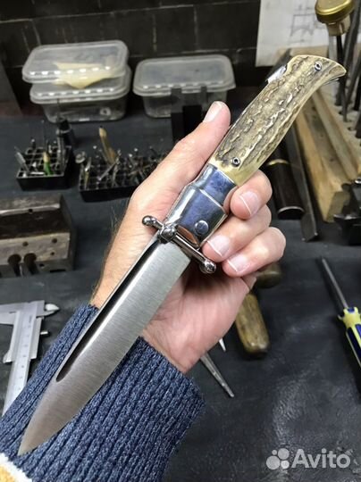Нож финка нквд складная