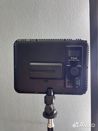 Цветной rgb видео свет P24C