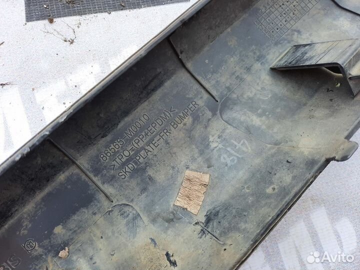 Накладка переднего бампера Hyundai Creta 2016