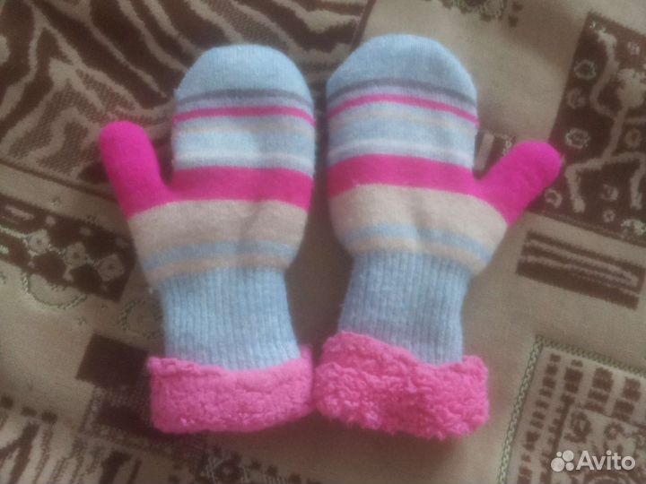 Варежки зимние детские