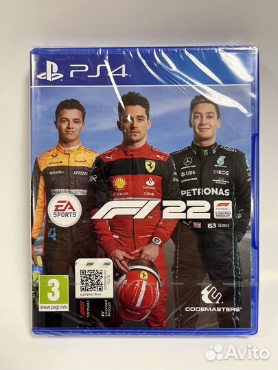 F1 2022 новый диск для PS4