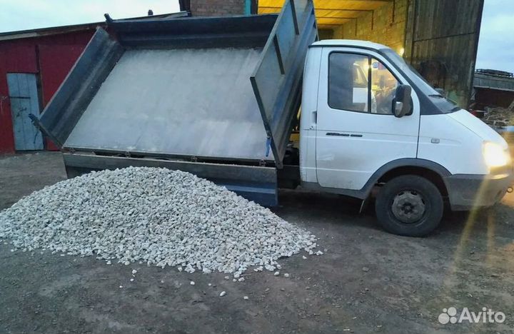 Доставка щебня до 4 кубов