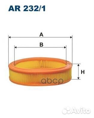 Фильтр возд. ar232/1 Filtron