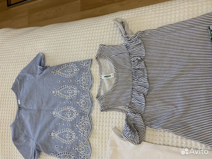 Одежда для близняшек погодок 104-110 см летняя