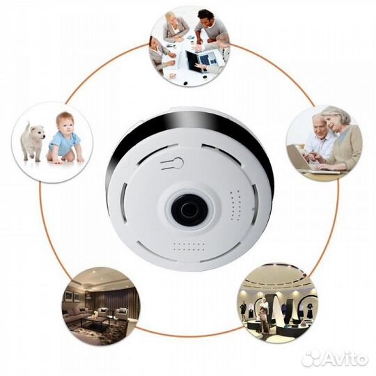 Видеокамера панорамная IP WiFi xpx ea650ss Корея