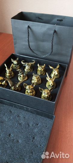 Рюмки перевертыши с животными