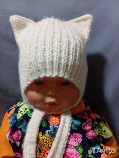 Шапка с ушками