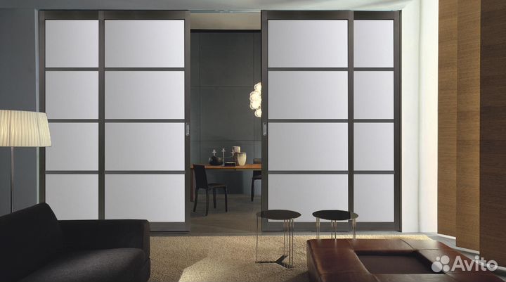 Раздвижные системы межкомнатные перегородки