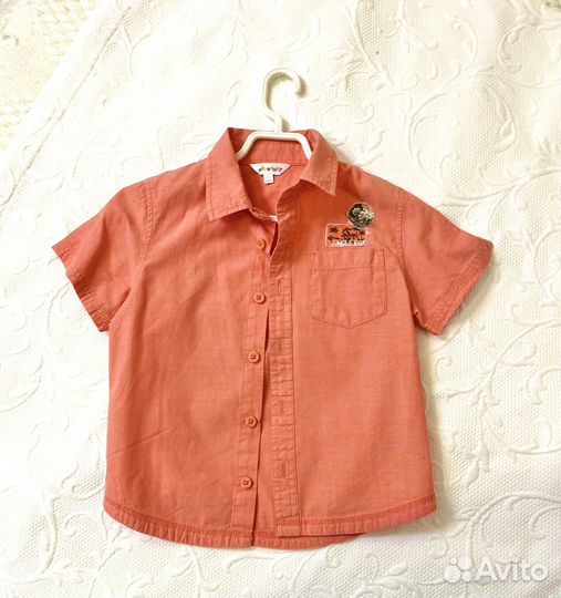 Рубашка Kidkanai для мальчика р. 104