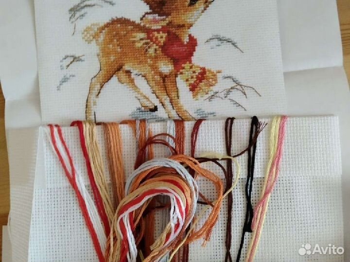 Набор для вышивания крестиком Оленёнок