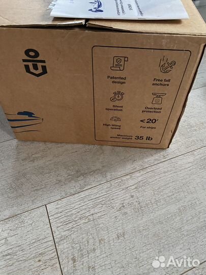 Элкектро лебедка на катер