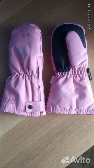 Варежки зимние детские непромокаемые