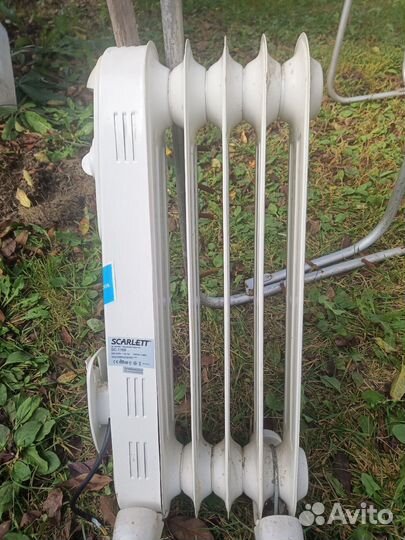 Масляный обогреватель бу scarlett