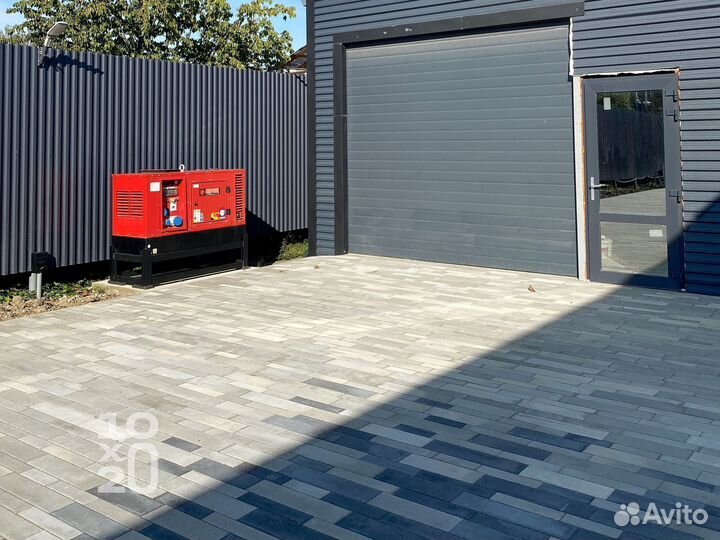 Тротуарная плитка, брусчатка, бордюры с укладкой