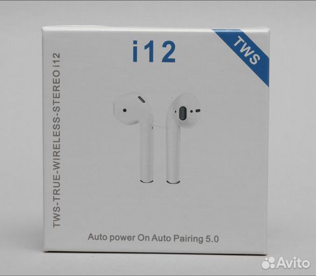 Беспроводные блютуз наушники i12TWS