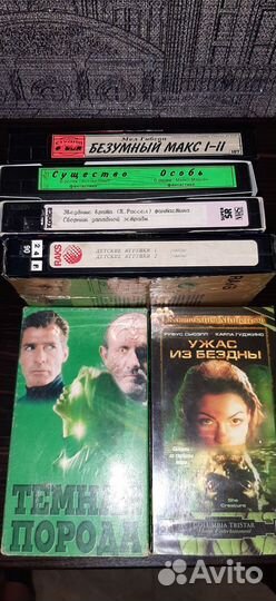 Видеокассеты с фильмами из личной коллекции