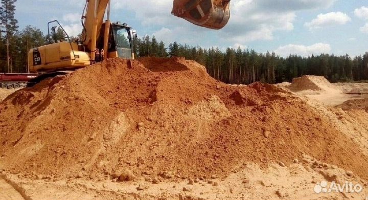 Песок речной. Доставка