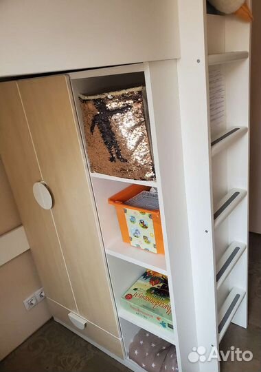 Кровать чердак,детский уголок, мебель IKEA