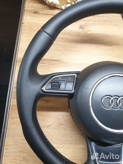 Руль ауди audi a7 a6 c7 sline трехспицевый