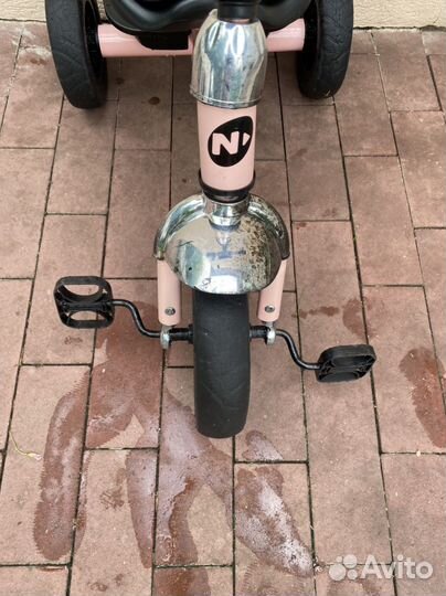 Велосипед детский трехколесный N-Ergo розовый