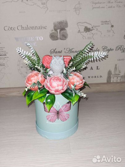 Букет цветов из мыла. Мыло ручной работы