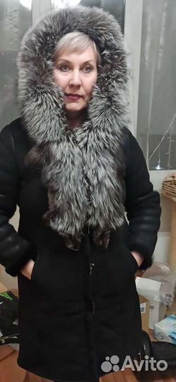 Дубленка женская 48 50 бу