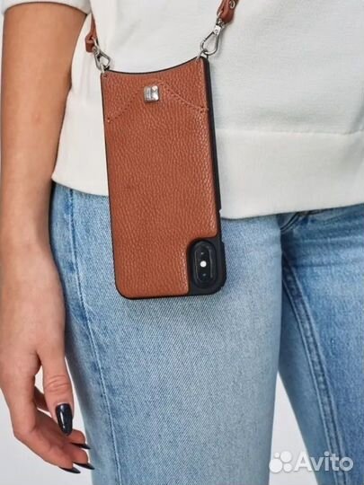 Чехол LEEWAY для iPhone X/ iPhone XS на ремешке