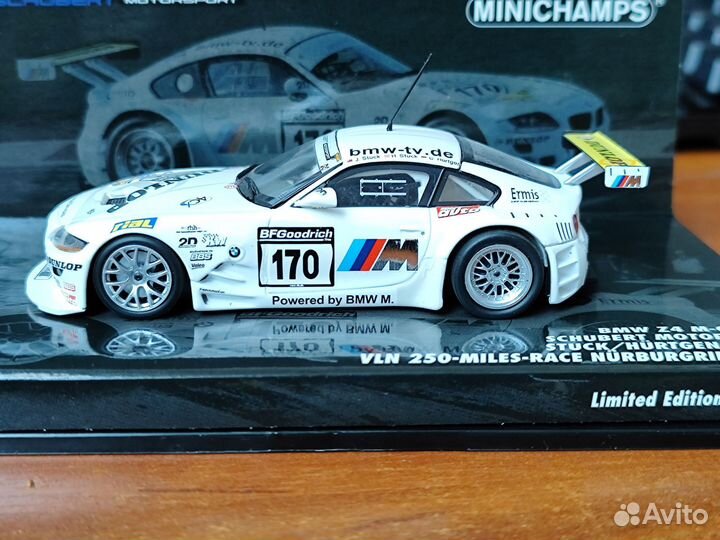 Модель BMW Z4 M Coupe 1/43 Minichamps