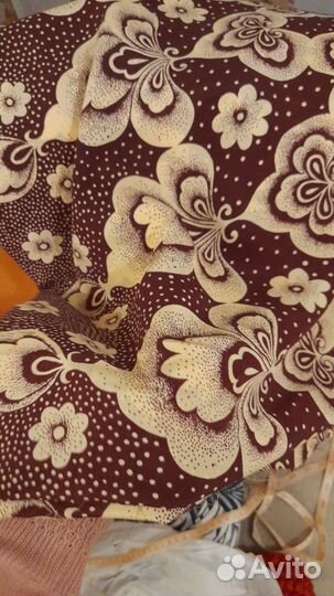 Ткань крепдышин натуральный