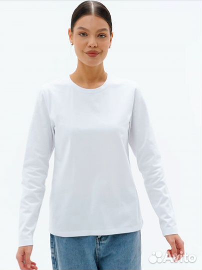 Лонгслив женский 42 белый