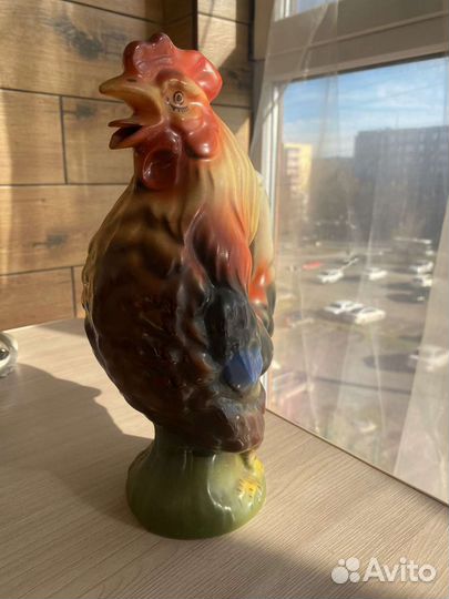 Редкий штоф петух