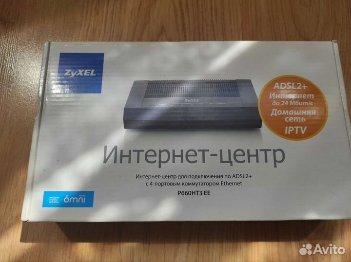 Adsl2+маршрутизатор zyxel P-660HT3 EE