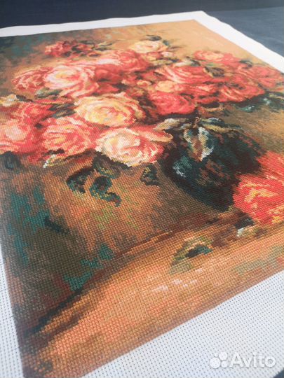 Картина вышитая крестом 