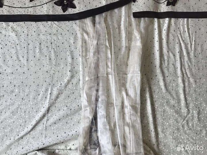 Комплект штор с балдахином и тюль