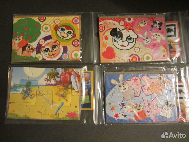 Пазлы из киндер сюрприз