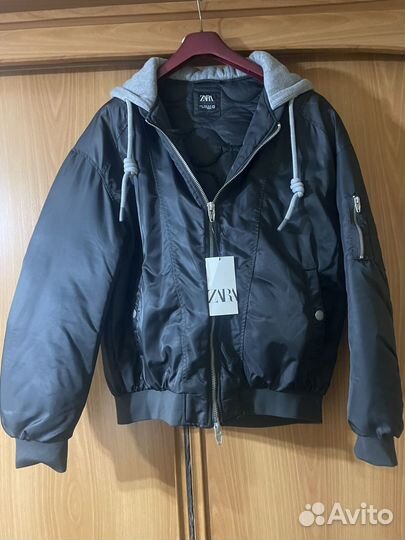 Бомбер мужской zara