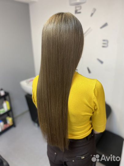 Кератиновое выпрямление