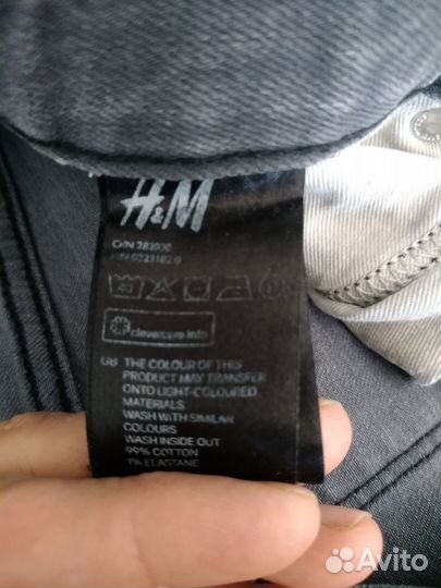 Джинсы мужские H&M 34/32