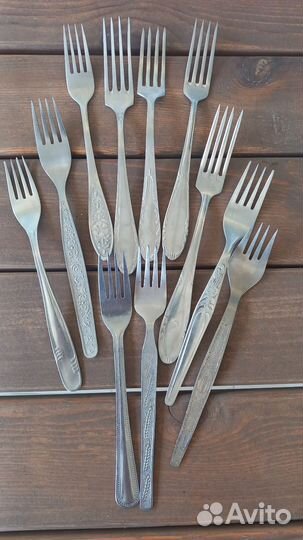 Столовые приборы СССР (ложки, вилки, ножи)