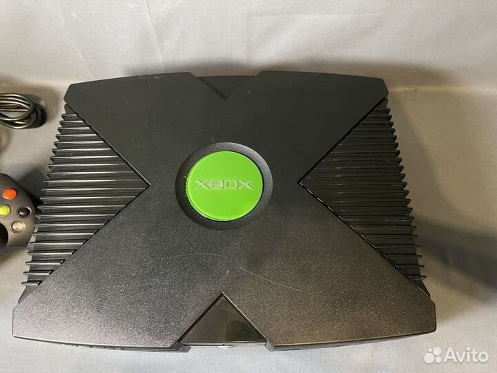 Xbox original 80GB чипованный + 17 игр