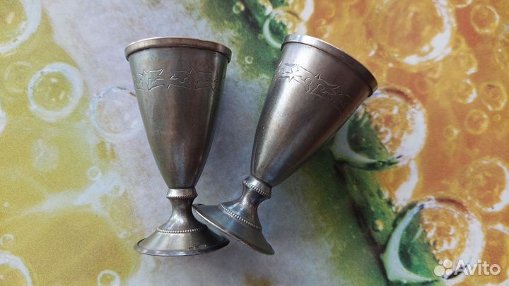 Рюмки серебряные СССР