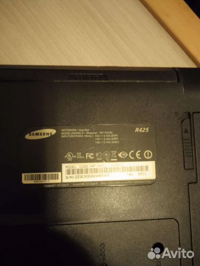 Ноутбук Samsung на запчасти