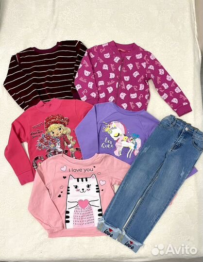 Вещи пакетом на девочку 104