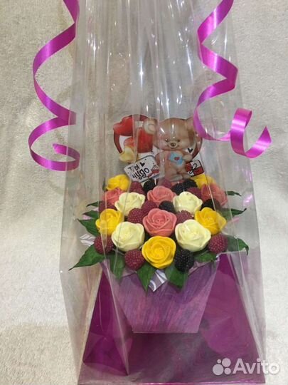 Букет из шоколадных роз